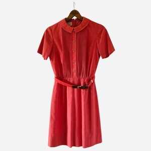Red Short Sleeve Dress